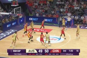 澳大利亚打出一波9-0实现反超！男篮喊出暂停