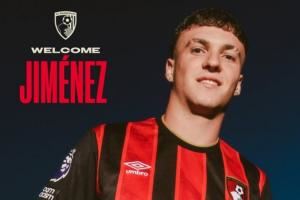 官方：米兰后卫希门尼斯加盟伯恩茅斯，租借+买断总价2000万欧