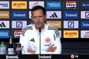 法兰克福主帅：要带着赢球的信念投入比赛 需以团队姿态防守凯恩