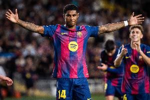 每体：拉什福德本赛季5球6助并造点，成为巴萨最具决定性的前锋